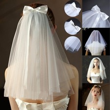UK Short Bridal Wedding Veil