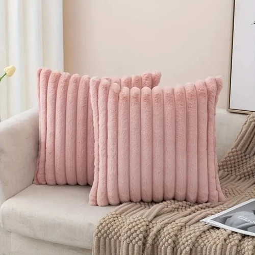 2pcs faux fur fluffy - 2pcs,