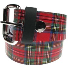 Tartan real leather - real, 1.5