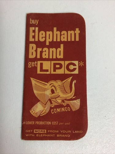 1960 cominco elephant brand - cominco,