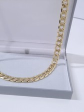 Mens Curb Chain 9ct Gold XP