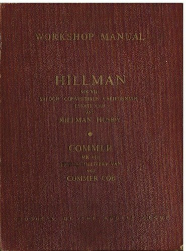 Hillman minx mkviii - minx,