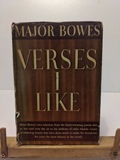 Verses I Like Major Bowes 1937 Forward By Theodore Roosevelt Printed In USA