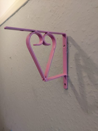 Heart metal shelf - heart,