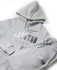 Trapstar Chenille Decoded Tracksuit Grey Ice 2.0 Size M Brand New🧊
