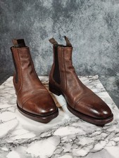 BNWOT Loake Newbury Chelsea | Dark Brown Grain | UK 9.5