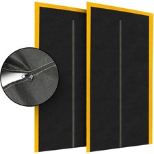 2 x Double-Zip Dust Door