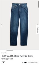 Girlfriend jeans per una s - girlfriend,