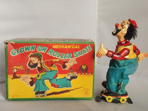 Old 1950 mechanical tin - old,