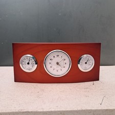 Wooden desk clock with - wooden,
