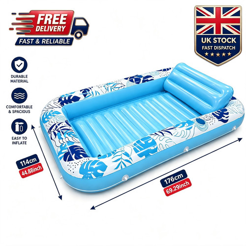 69x44 inflatable pool float - inflatable,