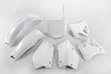 Ufo Plastic Fairing Kit For Honda Cr 125 1995 - 1997 Cr 250 1995 - 1996 White
