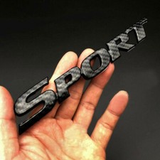 1x Carbon Fibre 3D Sport Badge