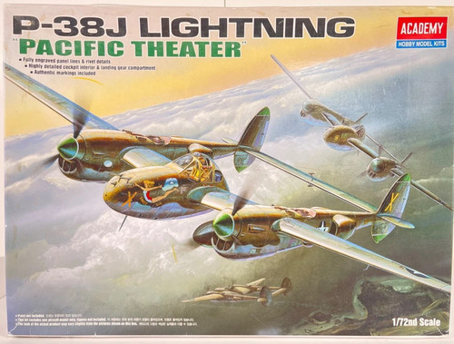 Academy italeri 72 p - 1/72, p-38j