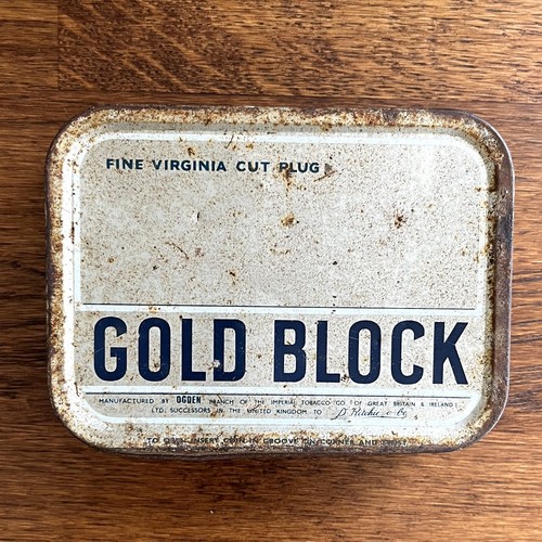 Vintage gold block fine - vintage,