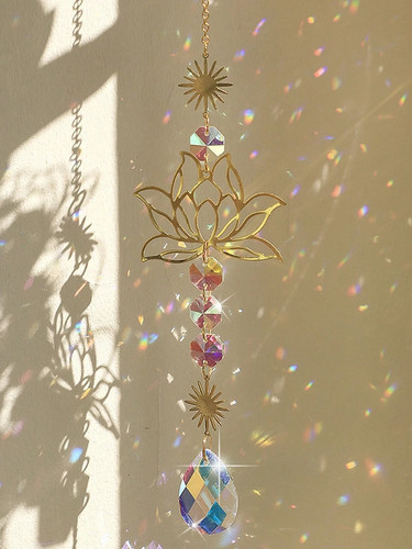 1pc lotus window crystal - 1pc,