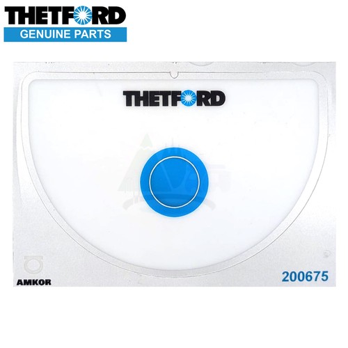Thetford control panel sticker - thetford,