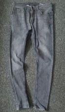 Peacocks Men's Gray Skinny Jeans Size 32R