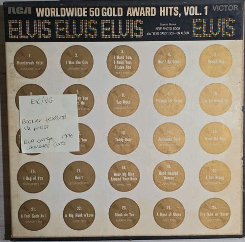 Elvis presley gold award - elvis, 50