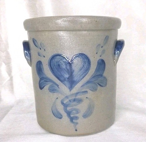 Rowe pottery works crock - works,