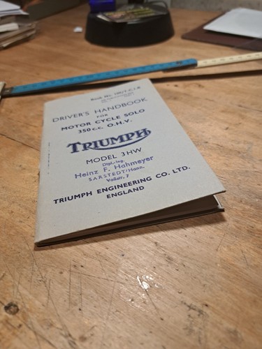 Triumph 350 hw 3hw - hw, air