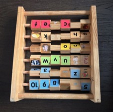 Alphabet Letters Abacus with