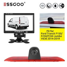 3rd Brake Light Rear Camera +7" Monitor For Ford Transit Jumbo V363 V636 MK7 MK8