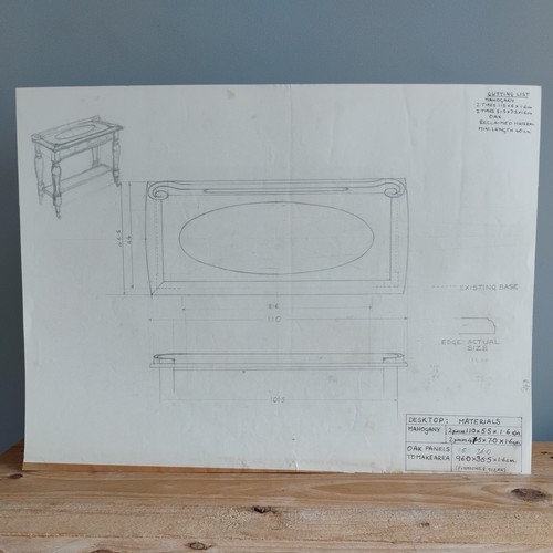 Original pencil prepatory - pencil,