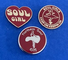 NORTHERN SOUL BADGE - 3 BADGE
