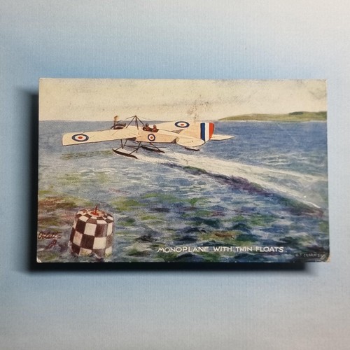 Ww1 military aircraft postcard - ww1,