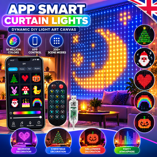 Smart led curtain light fairy - light,