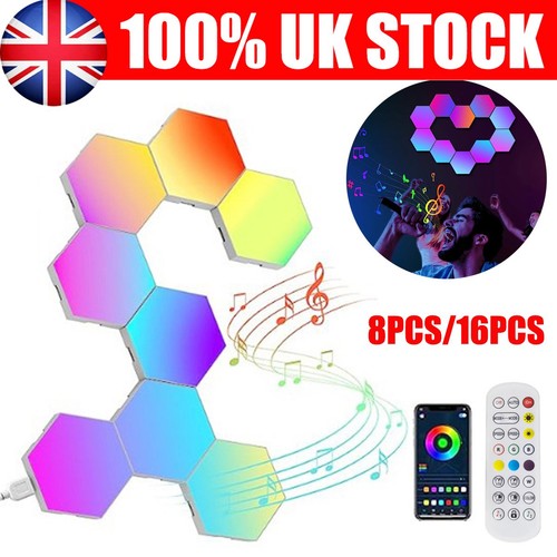 Rgb led hexagon wall - led,