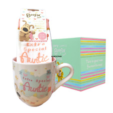 Boofle Special Auntie Mug & Socks Gift Set Cute Socks & Boofle Mug In Gift Box
