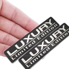 2pcs 3D Metal Luxury Limited