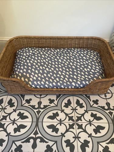 Rattan dog bed with - bed,