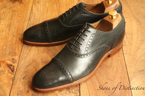 Grenson black leather oxford - grenson,