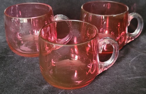 Three victorian cranberry - three,