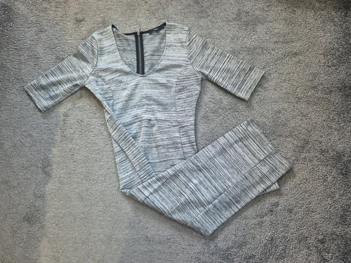 Next grey textured marl neck - grey,