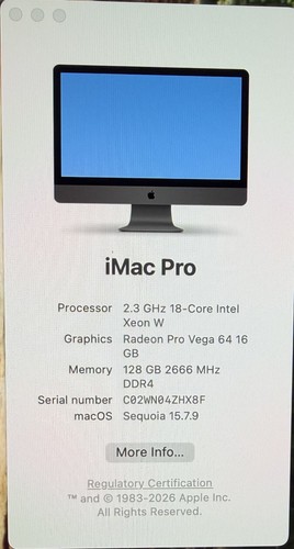 Imac pro core xeon - imac,