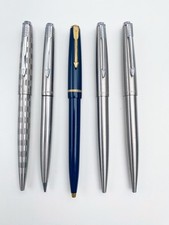 VINTAGE JOB LOT PARKER 45 BALLPOINT PENS incl. 1981 Harlequin & Flighter Pencil