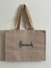 Harrods Food Halls Jute Bags