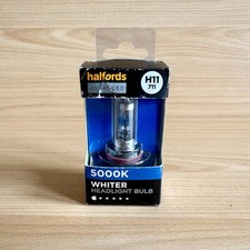 ✔️Halfords 5000k H11/711 Headlamp - 12V 55W Cool White Light