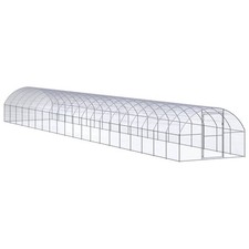 Chicken Coop Silver Galvanised