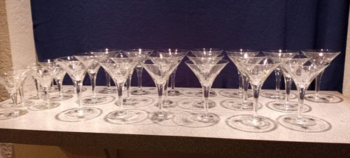 Vintage mcm crystal martini - crystal,