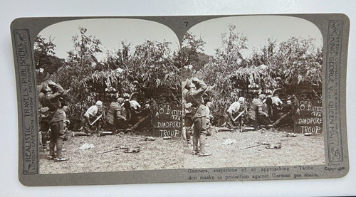 Ww1 stereoview card photo - stereoview,