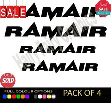 4 x RAMAIR Vinyl Sticker Decal
