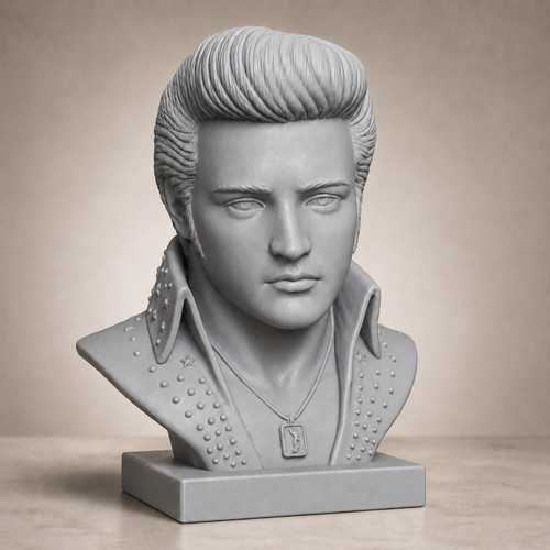 Elvis presley inspired - presley, bust