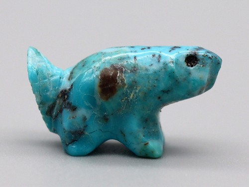 Unsigned tiny turquoise - turquoise, zuni