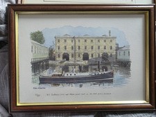 No 6 Boathouse (1845) & Steam Picket Boat In T Mast Pond Colin M Baxter 71/850