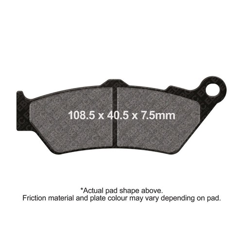Ebc semi sintered brake pads - semi,